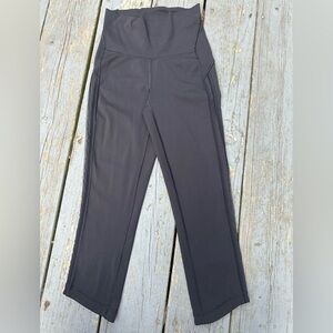 Lululemon Wonder Under High Rise Crop Awaken 21" Luxtreme Dark Shadow Size 4